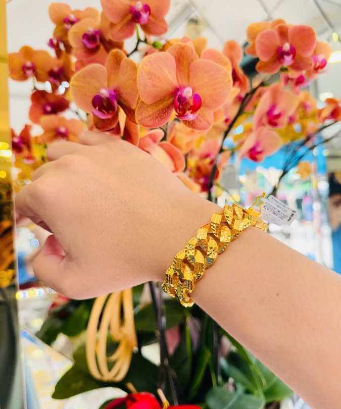 Lắc Khoen Lật Đặc Công Hàn  Quốc Móc Máy Bảng 18 Ly