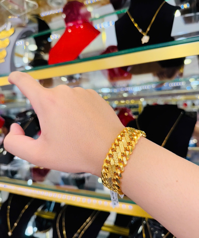 Lắc Khoen Lật Đôi Xương Cá Bảng 20 Ly
