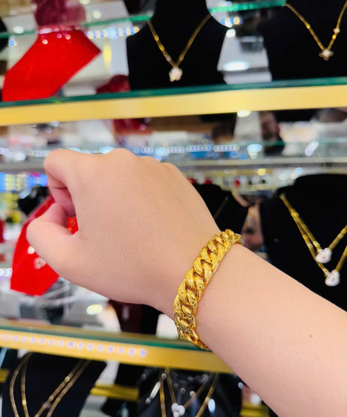 Lắc Khoen Lật Móc Máy Full Cát