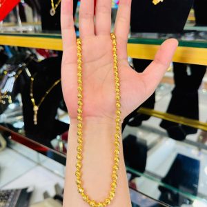 Dây bi móc máy kim cương vàng 610 mặt trước